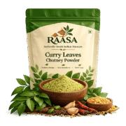 RAASA Curry Leaves Chutney Powder Display (1)