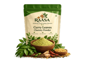 RAASA Curry Leaves Chutney Powder Display (1)